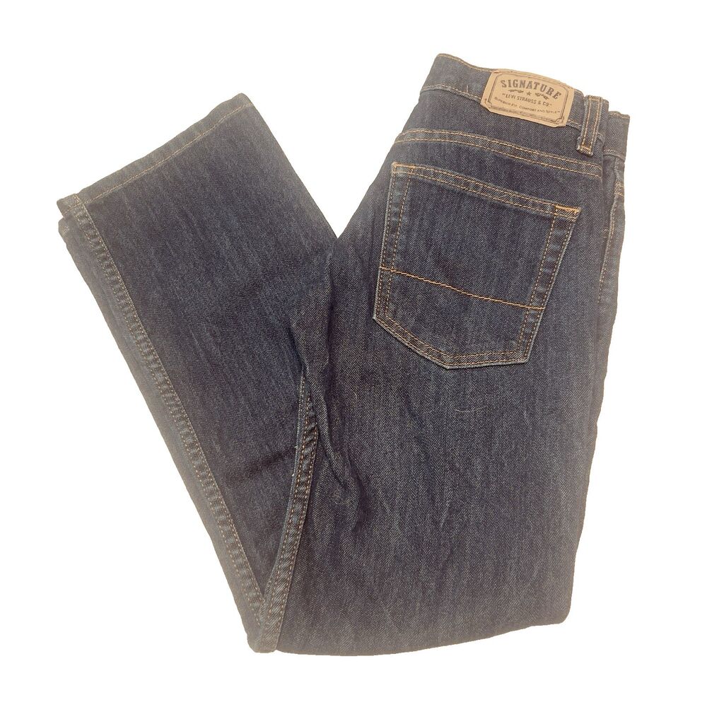 Levi’s Signature Dark Denim Irregular 981 M -Youth 12- Adjustable Waist